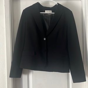 2 button blk blazer